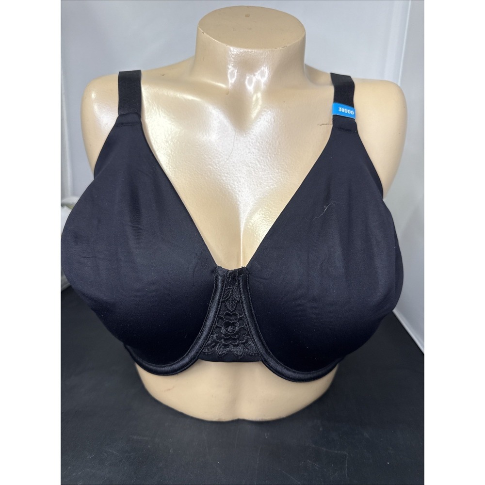 vanity fair size 38ddd black bra new tags 76080